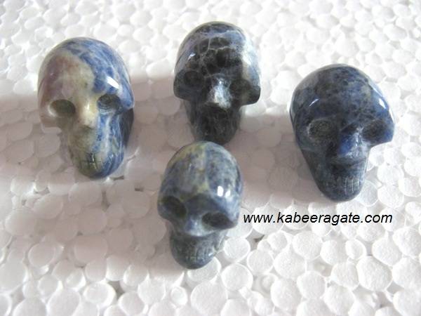 Sodalite Skulls